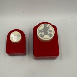 All Night Media Disney Mickey Mouse Paper Punch Set of 2 Mickey Head Silhouette